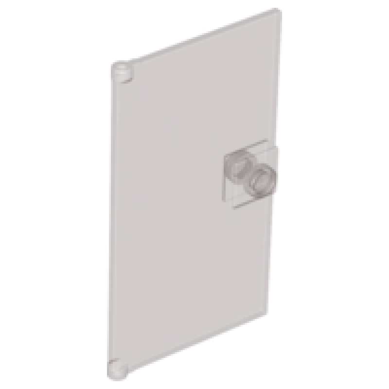 Deur 1x4x6 met nop handvat Trans Brown (Trans Black)